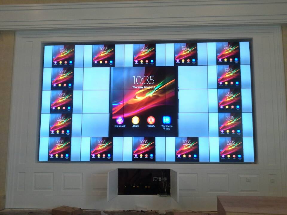 宜昌KTV 5x5液晶拼接屏